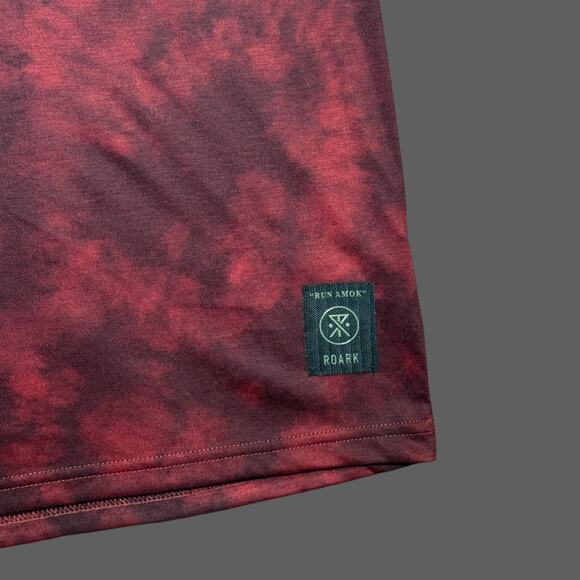 Roark Motorhead Mathis Core Active Tee Red Black Size S NWT $75 MSRP - Picture 2 of 11